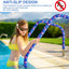 Cubierta barandilla piscina 10ft antiderrap azul