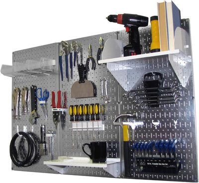 Organiz. herramientas pared panel perforado metal 30-WRK-400