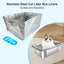 2 Forros Reutilizables para Cajas Arena 6-8pulg Acero Inox