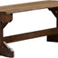 Banco madera meranti estilo granja 46pulg uso interior