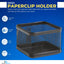 Soporte clip malla escritorio pack 2