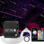Kit luces techo coche RGBW 9.8pulg estrellas fugaces