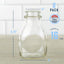 Botella leche vidrio 16oz con tapa boquilla vertido