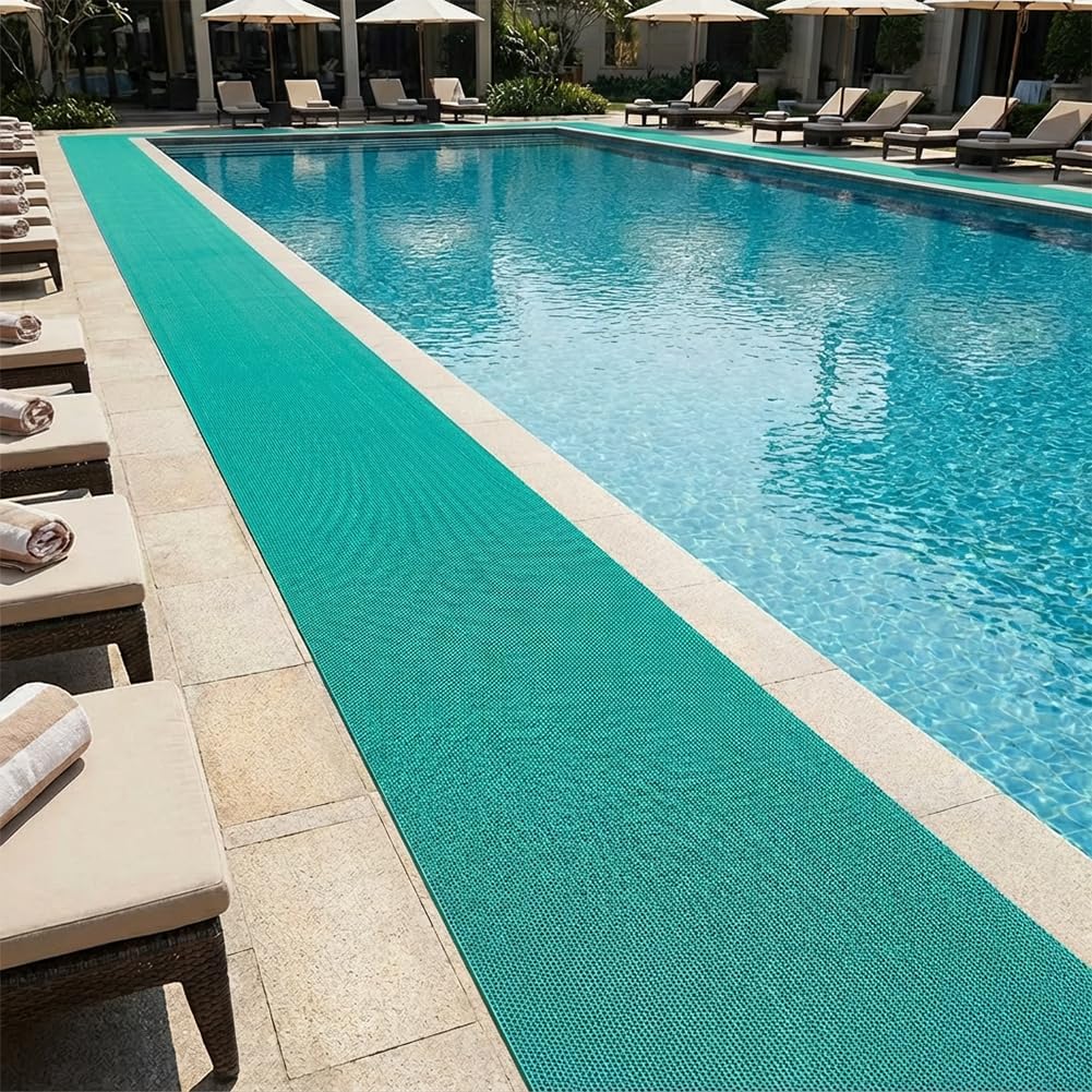 Tapete drenaje antideslizante PVC para piscina baño garaje 3x5pulg