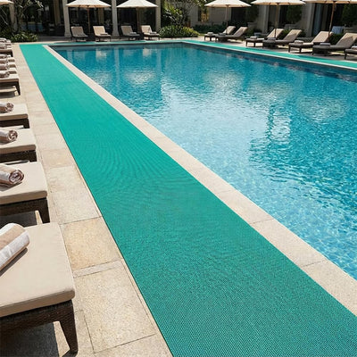 Tapete drenaje antideslizante PVC para piscina baño garaje 3x5pulg