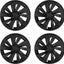 Fundas ruedas Tesla Model Y 19" negro mate 4pzas