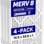 Filtro aire HVAC MERV 8 plisado 10.5x33.5x0.75pulg