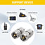 Conector UHF PL259 macho a macho 2 unids adaptador RF antena CB Ham