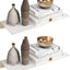 Estantes flotantes blancos para pared 30cm 2 Pzas