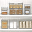 Cajas almacenamiento apilables plástico 2 cajones extraibles