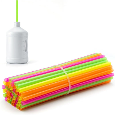 Pajitas neón 20pulg pack 300uds