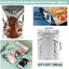 300 Bolsas Mylar Recerrables Almacenamiento 6.3x9.5"