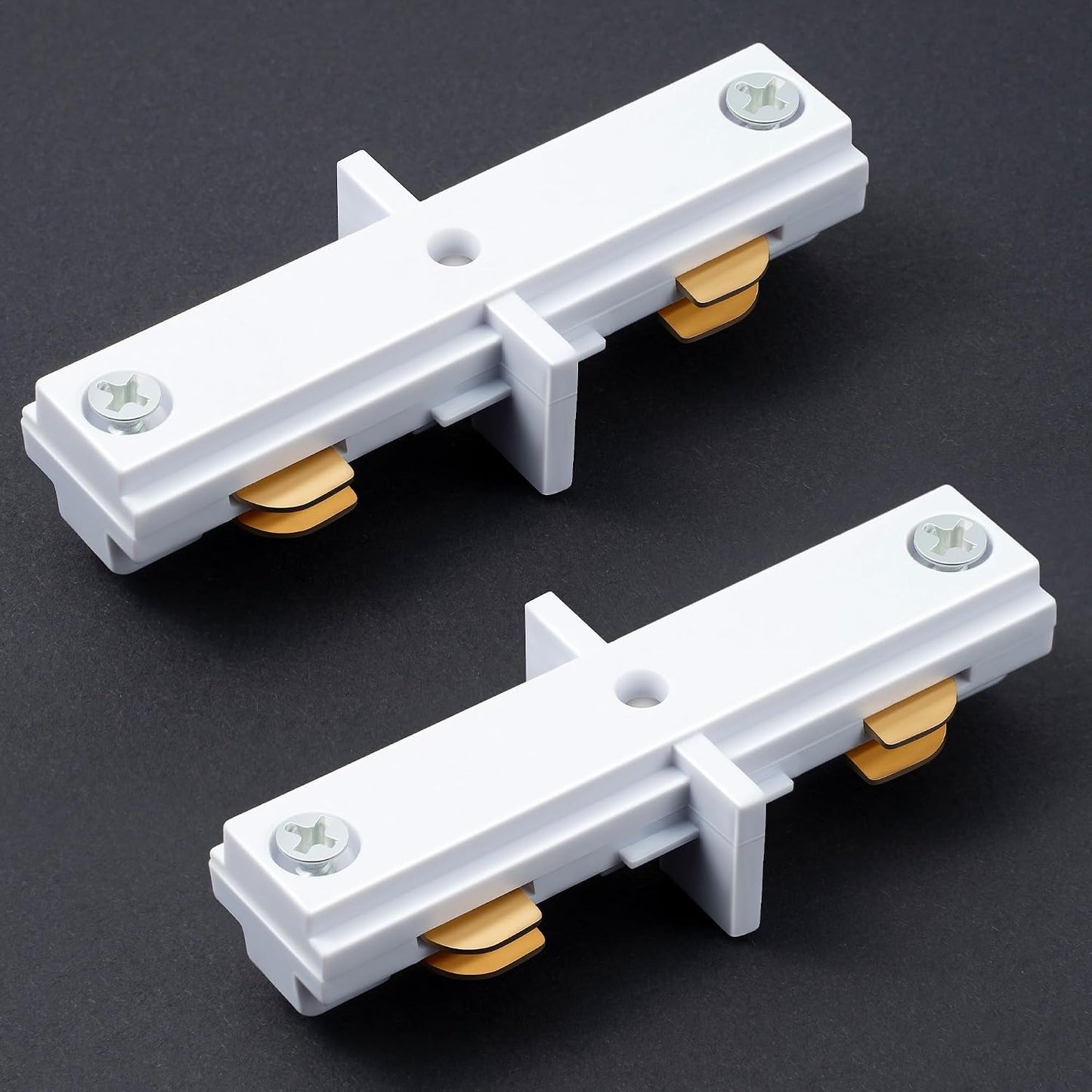 2 Conectores H Track WAC Lighting 120V 3 Cables Blanco