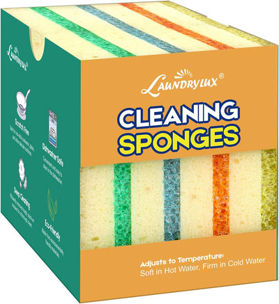 Esponja doble cara multiusos para cocina baño exterior set 4