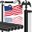 Kit asta bandera aluminio 20" con bandera 3x5"