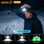 Linterna frontal LED recargable 3 modos IPX4 camping