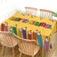 Mantel rectangular regreso a clases niños 60x84pulg