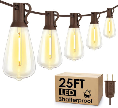 Guirnalda Luces Exteriores 25ft 101 LED Regulables Impermeables