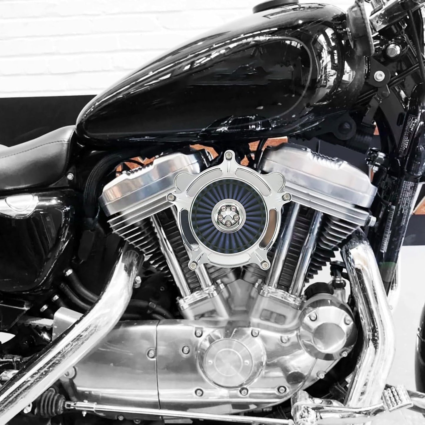 Filtro aire Harley Dyna Softail Touring Trike 08-17 cromo