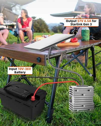 Convertidor CC 12-57 V para Starlink Gen 3 4.5 A