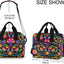 Bolsa almuerzo reutiliz. aislamiento floral correa hombro