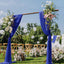 Telón fondo boda 29x20ft tela drapeada azul rey