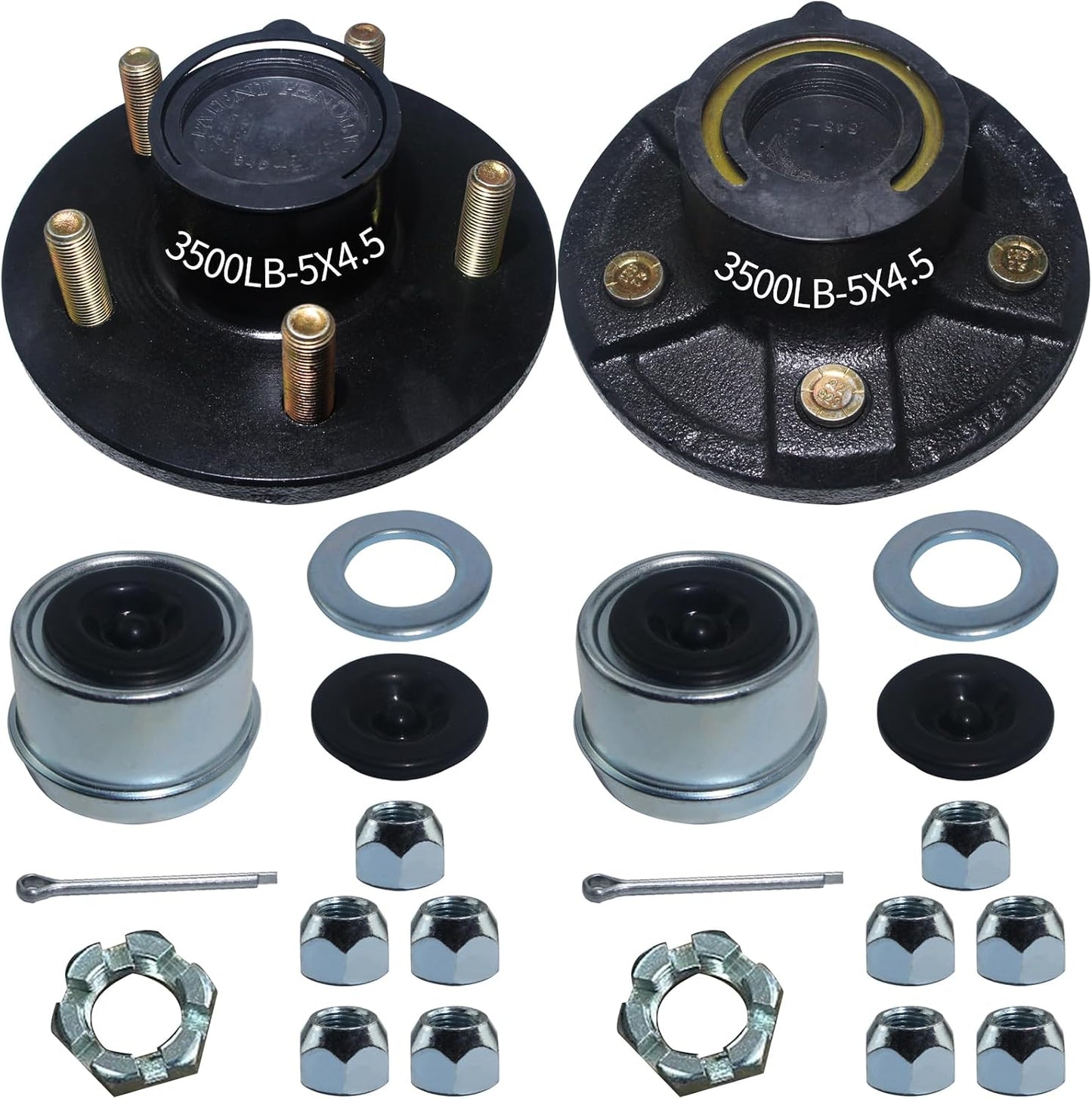 Bujes remolque 5 lengüetas 4.5x4.5 1-1/16 a 1-3/8