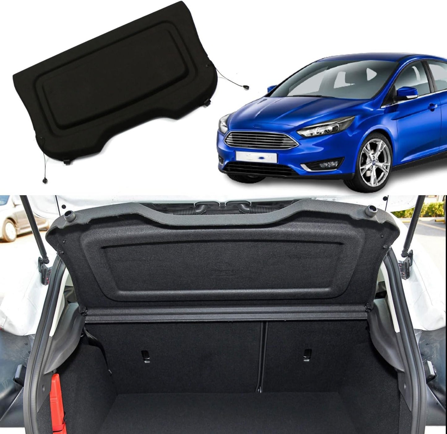 Cubierta maletero Ford Focus seguridad negro