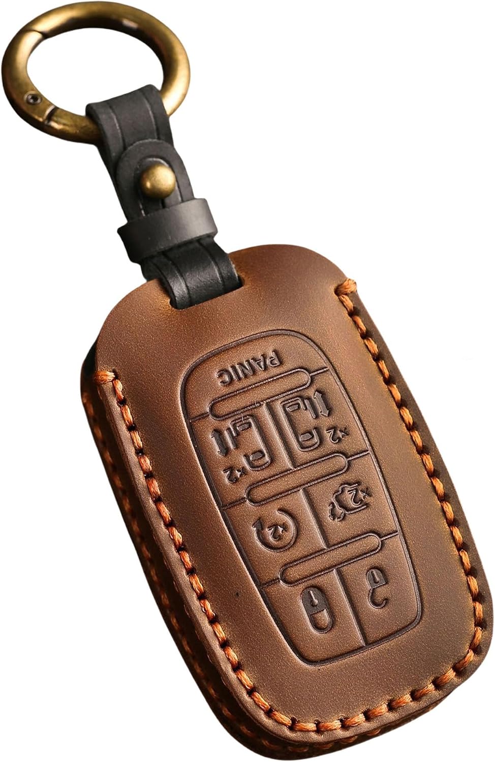 Funda cuero llavero 7 botones Chrysler Pacifica Voyager