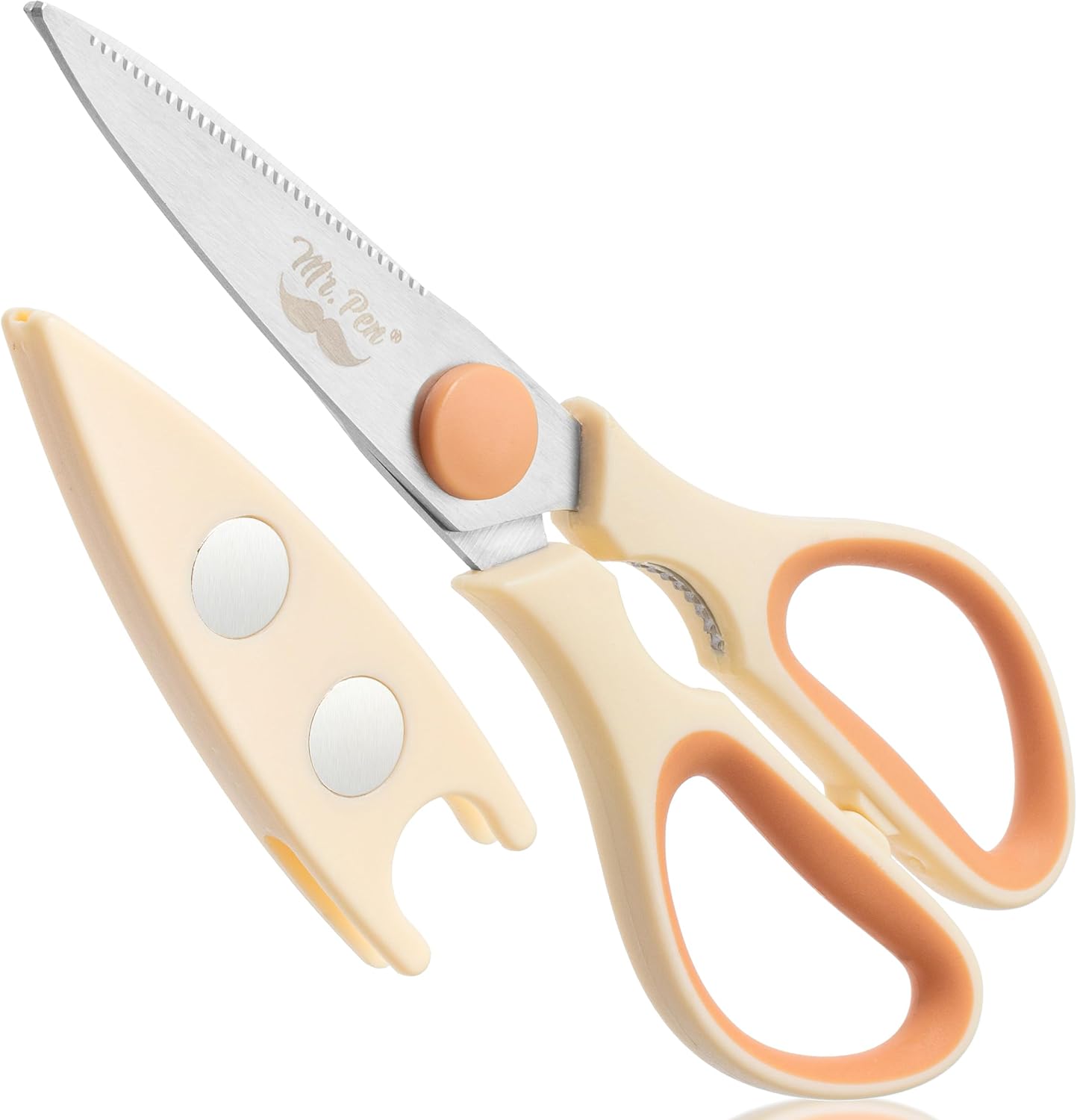 Tijeras cocina acero inox 8pulg funda protectora lavavajilla