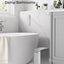 Basurero baño acero inox 1.3gal color plateado
