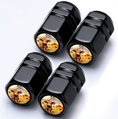 Tapas vástago válvula neumática 4 pzas aluminio