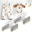 30 Perchas Bebé con Clip Giratorio Acero Inox