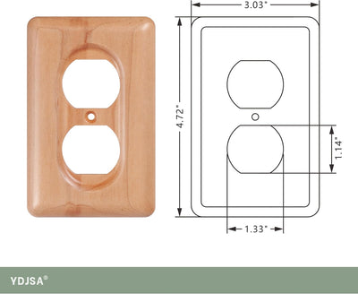 Cubiertas decorativas de madera de arce elegante