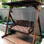Cojín banco patio 42x18" acolchado antiderrap