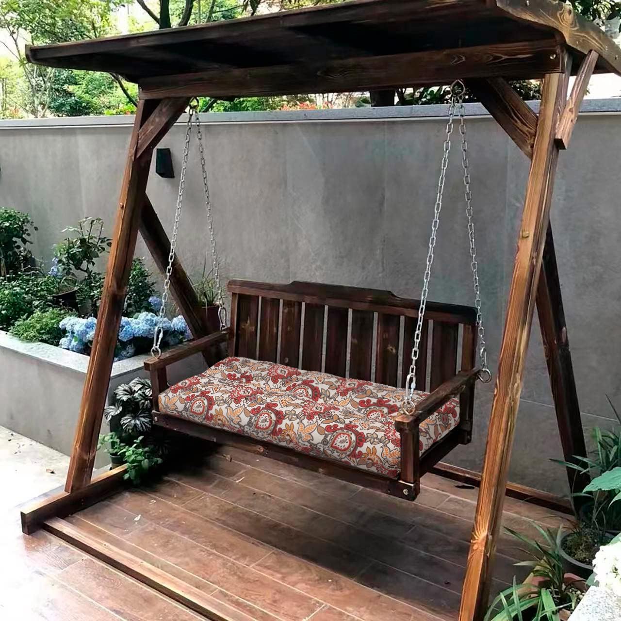 Cojín banco patio 42x18" acolchado antiderrap