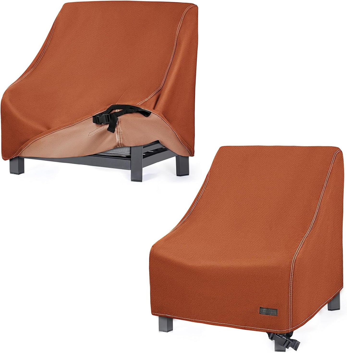 Fundas impermeables para silla patio respaldo alto 34