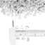Cristal fuego 10lb reflectante platino 1/4pulg chimenea