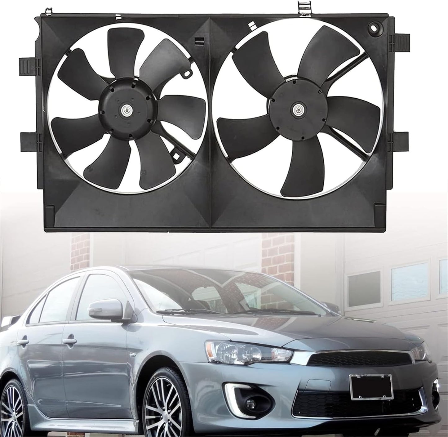 Repuesto kit ventilador radiador Lancer 08-17