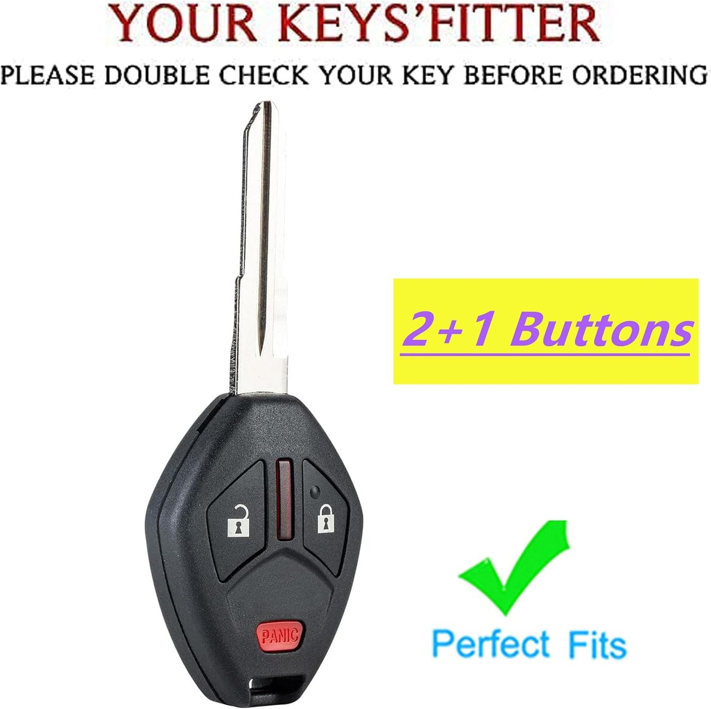 Funda llave control remoto Mitsubishi Eclipse Galant