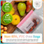Bolsas reutiliz. alimento 4gal 6L 7M 3S sin BPA