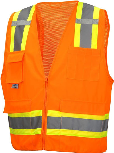 Chaleco seguridad visibilidad alta 6 bolsillos 4XL
