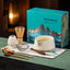 Juego Matcha 9 Pzas Caja Regalo Magnética Blanco Lechoso