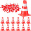 50 Mini Conos Plástico 1pulg Seguridad Vial