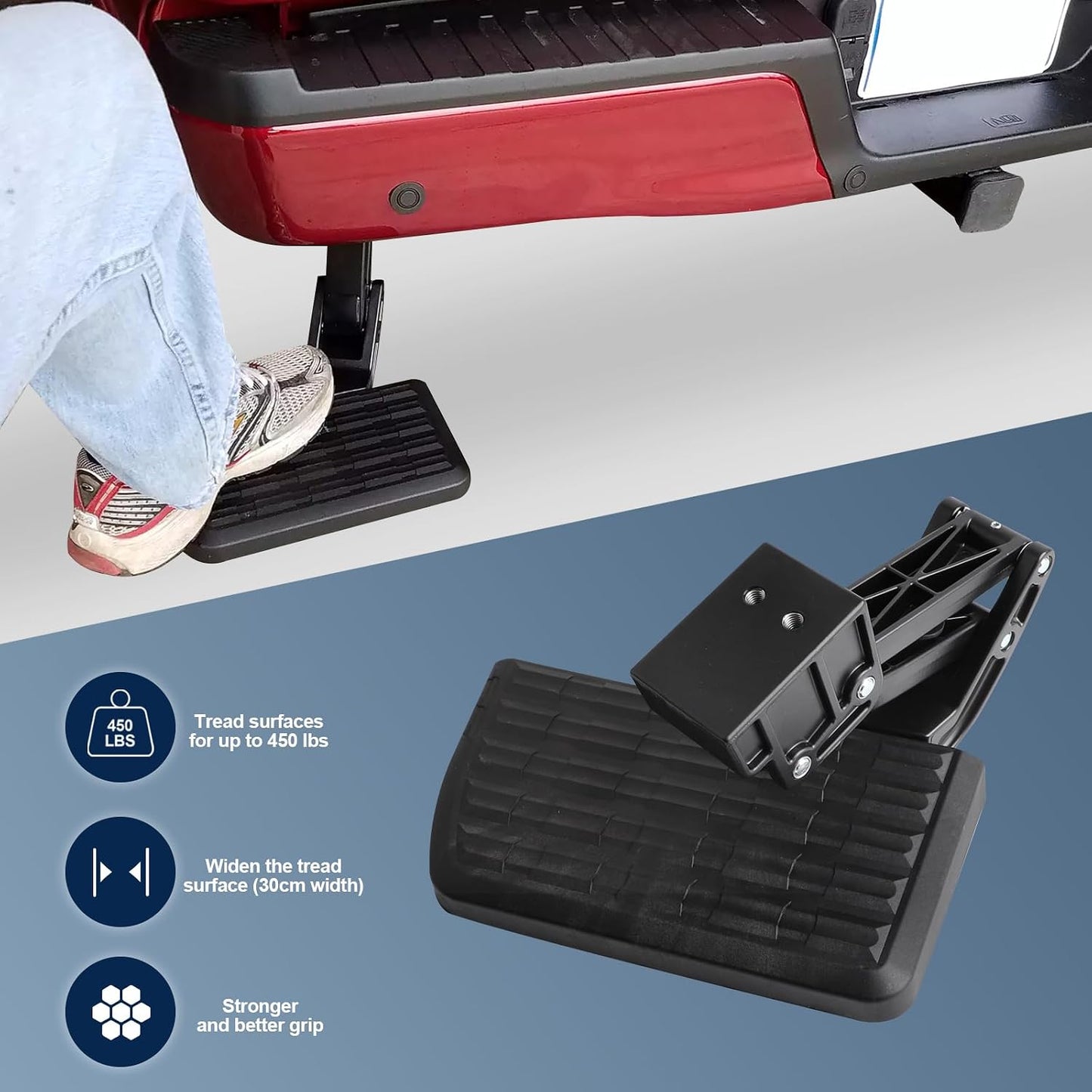 Paso cama trasera plegable comp Tundra retráctil