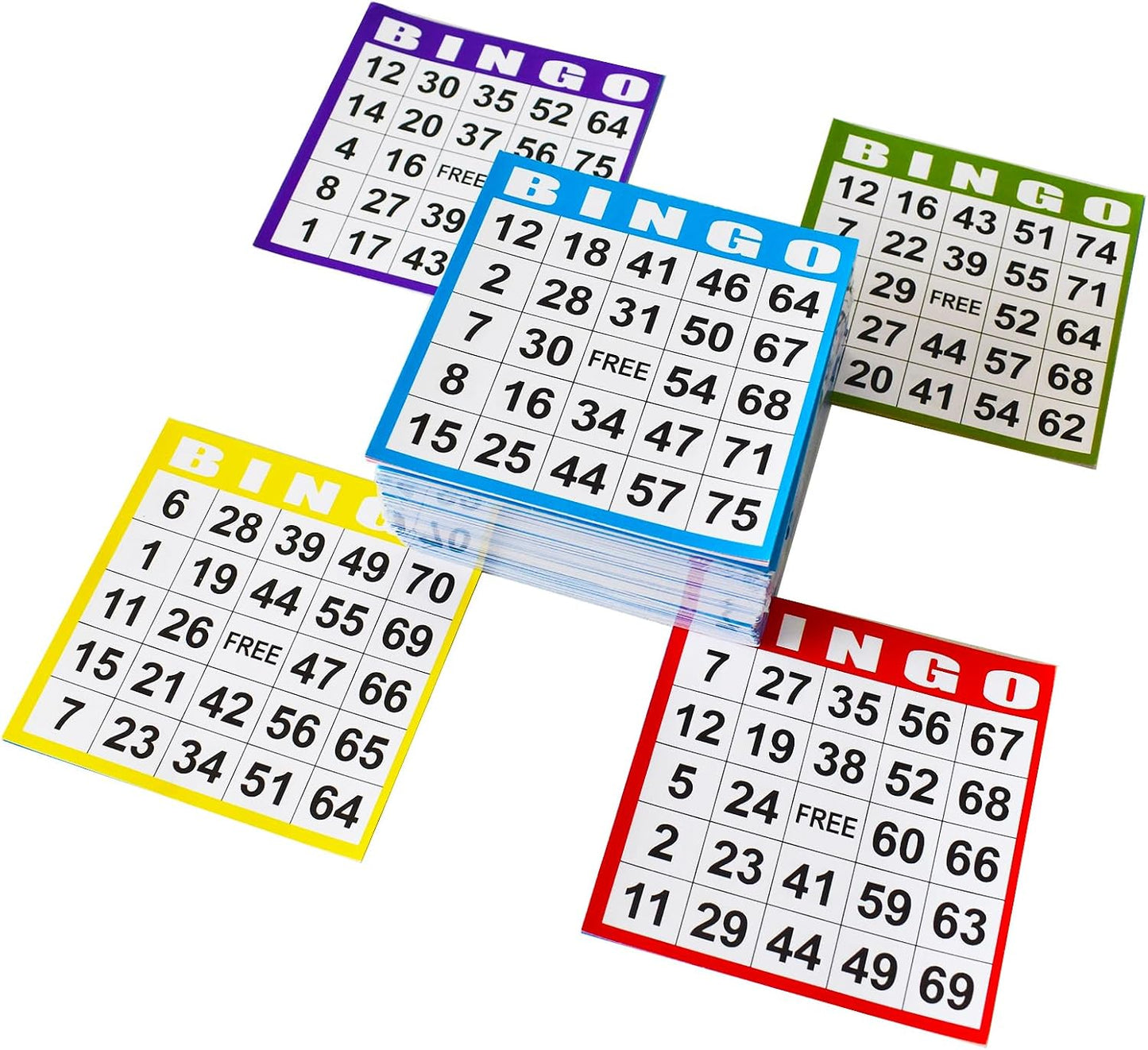 Tarjetas Bingo 100 Libros 5 Hojas