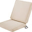 Cojín silla patio resistente agua 44x20" color beige
