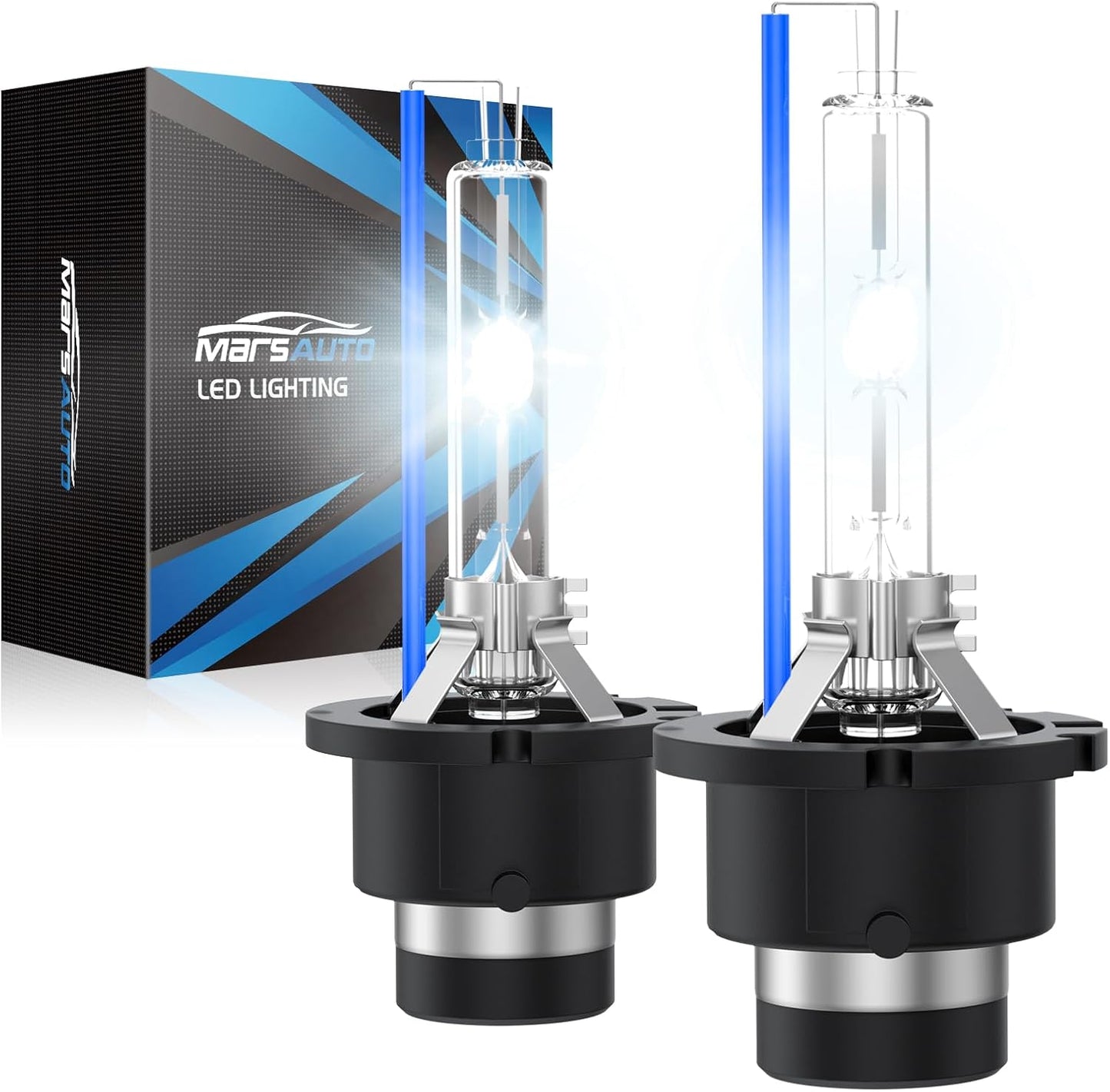 Bombillas HID D4S D4R 35W 8000K blanco azul pack 2