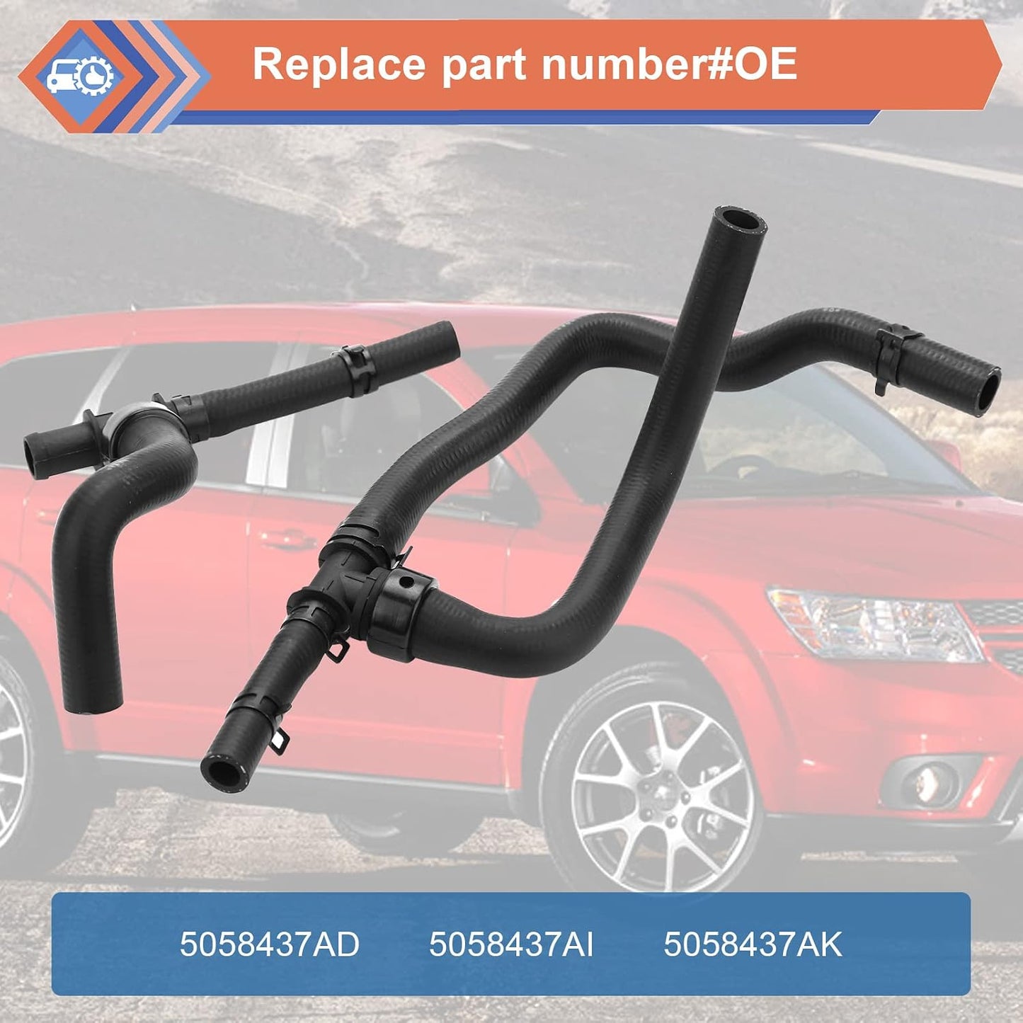Kit tubo manguera HVAC TEE Dodge Journey 2.4 VVT 08-20