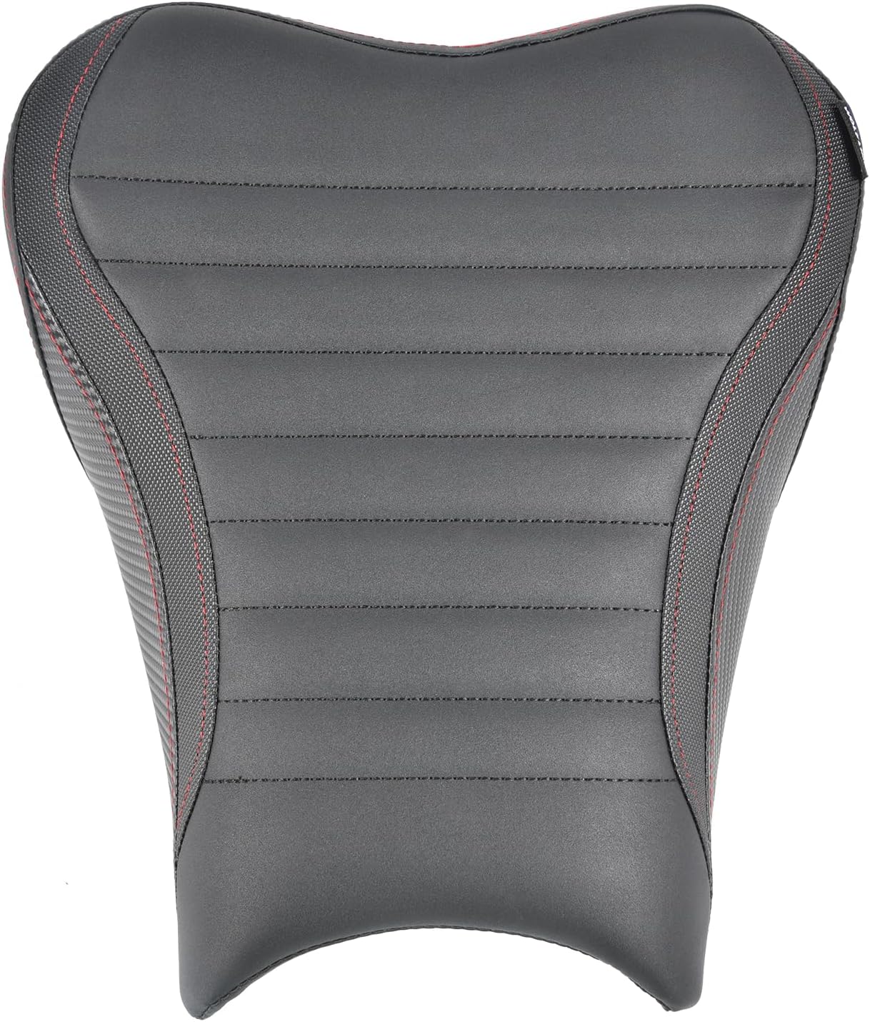 Asiento delantero cuero para motociclista Kawasaki Z negro